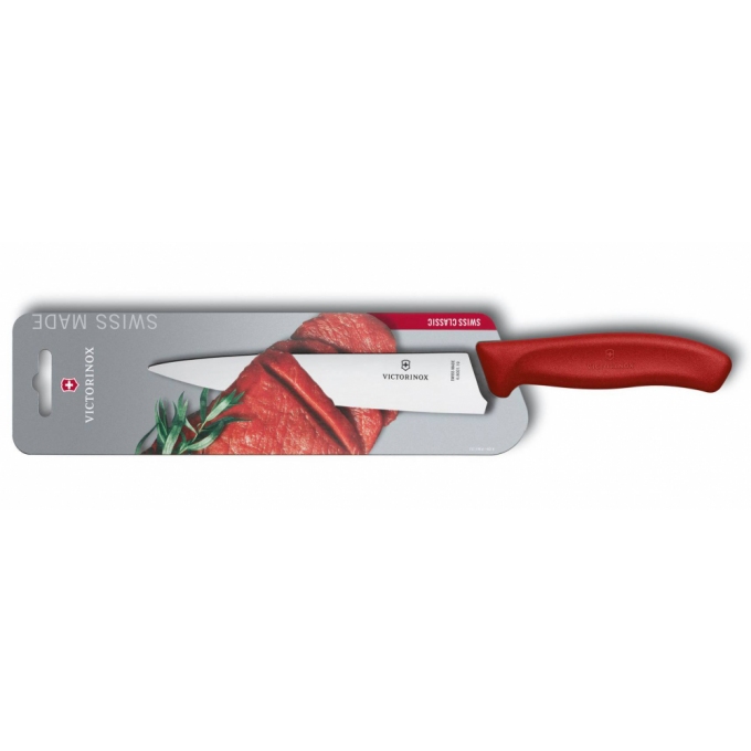 Victorinox Swiss Classic Red kuchařský nůž 19 cm