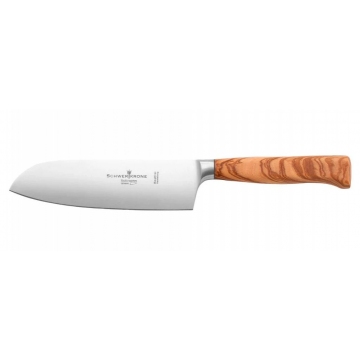 Schwertkrone Olivewood Santoku nůž 18 cm
